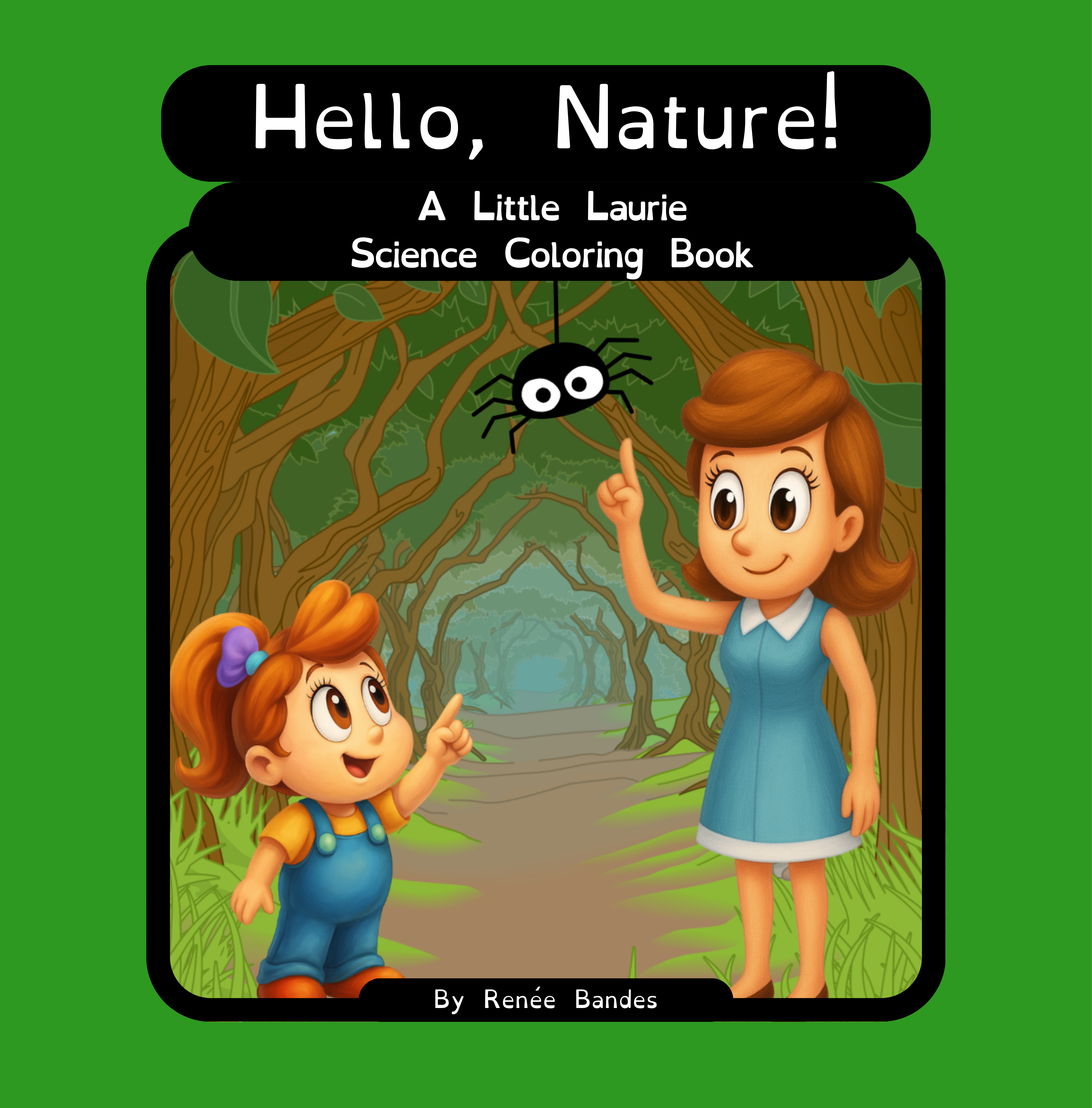 Hello, Nature! STEM Coloring Book Cover