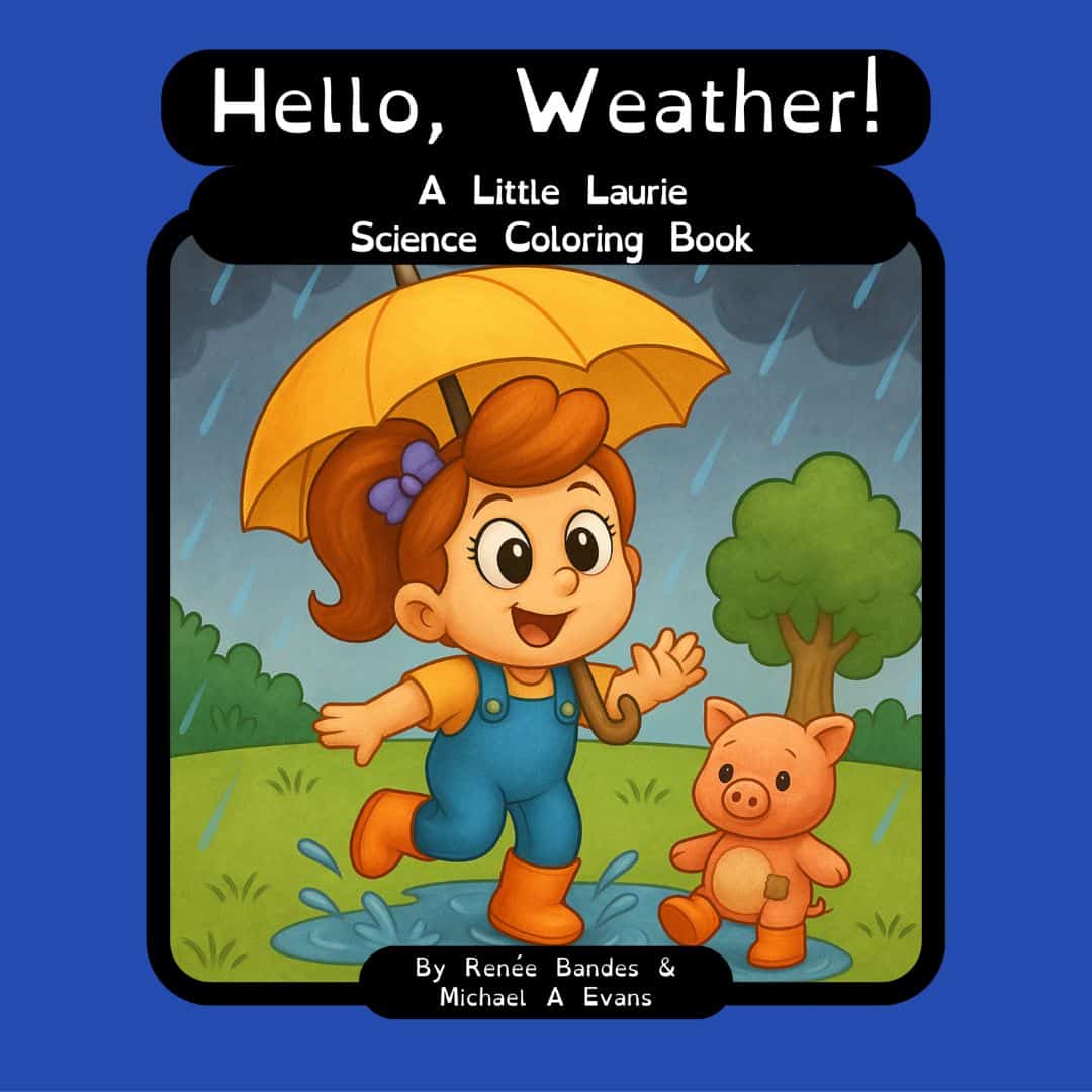 Hello, Weather! STEM Coloring Book front cover